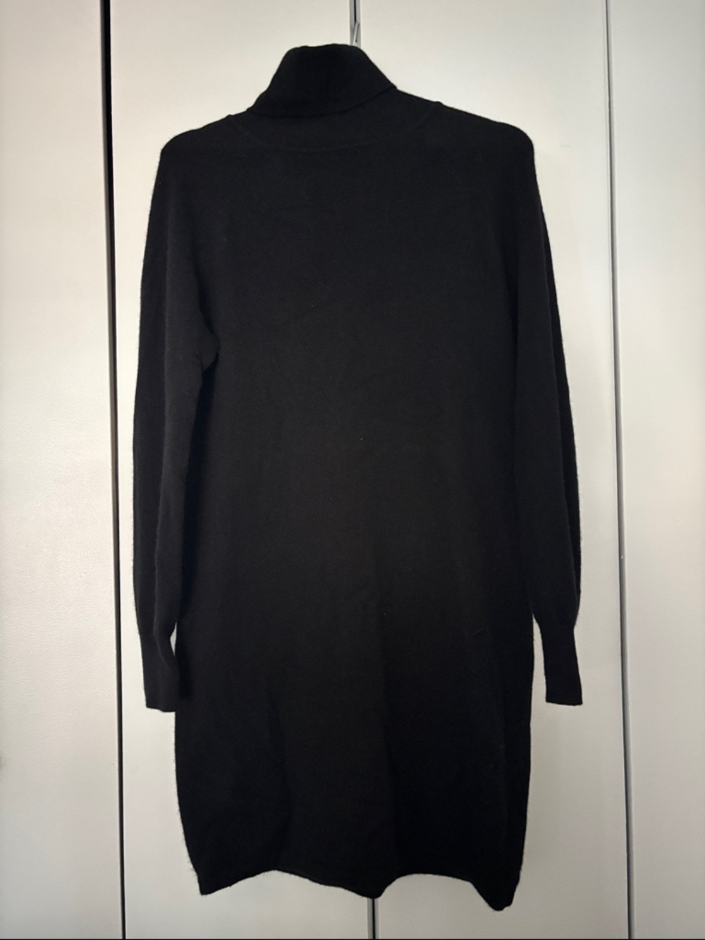Black Turtleneck Sweater Dress - Classic Women's Knit